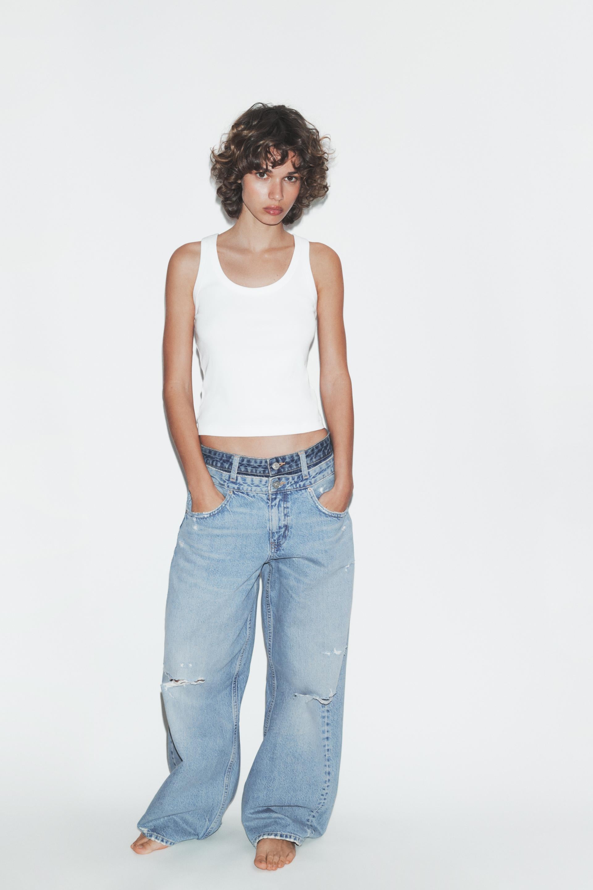 Nora - Double Waist Jeans
