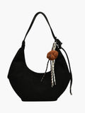 Amalia | Suède Boho-Chic Hobo Tas met Speelse Charme