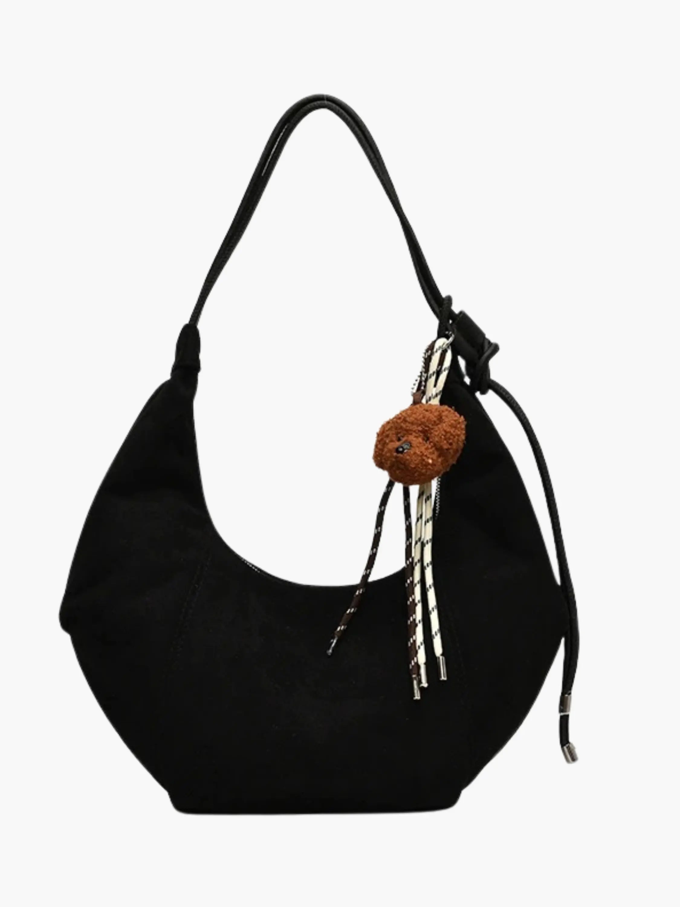 Amalia | Suède Boho-Chic Hobo Tas met Speelse Charme