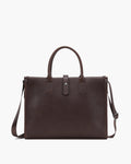Jane | Elegante laptoptas voor dames van bruin kunstleer