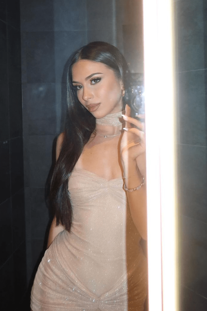 Gisela | Glamoureuze Glinsterende Transparante Avondjurk – Verleidelijk Elegantie