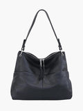 Hannelore| Hobo-tas van zacht leer met ritsluiting