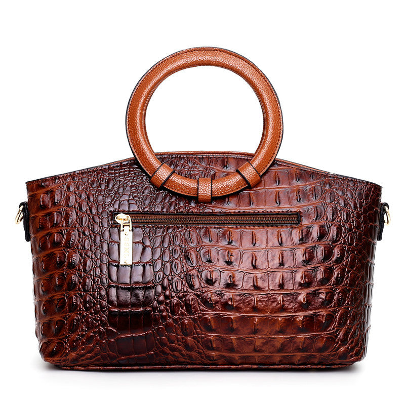 Vesper™ Luxe Handtas met Krokodillenpatroon