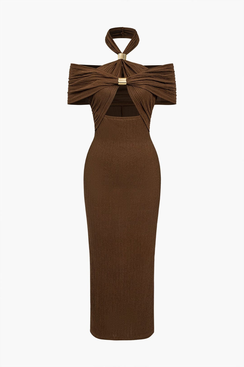 Sophia | Figuuraccentuerende Bodycon Avondjurk met Kunstzinnige Knoopontwerp