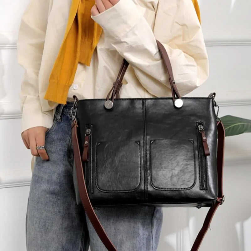 Joline™ Luxe Leren Dameshandtas