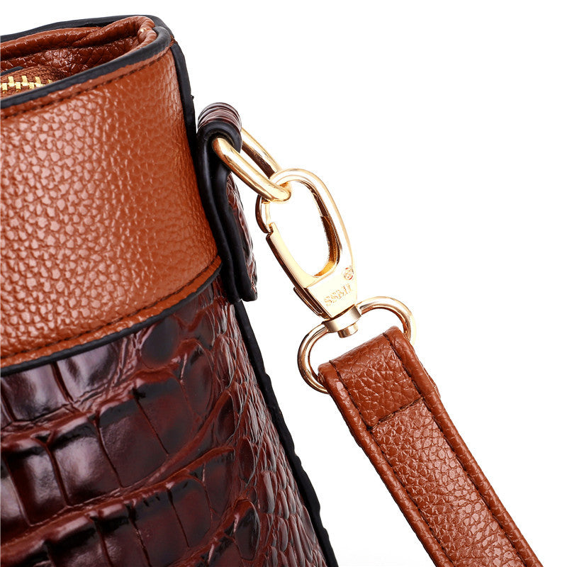 Vesper™ Luxe Handtas met Krokodillenpatroon