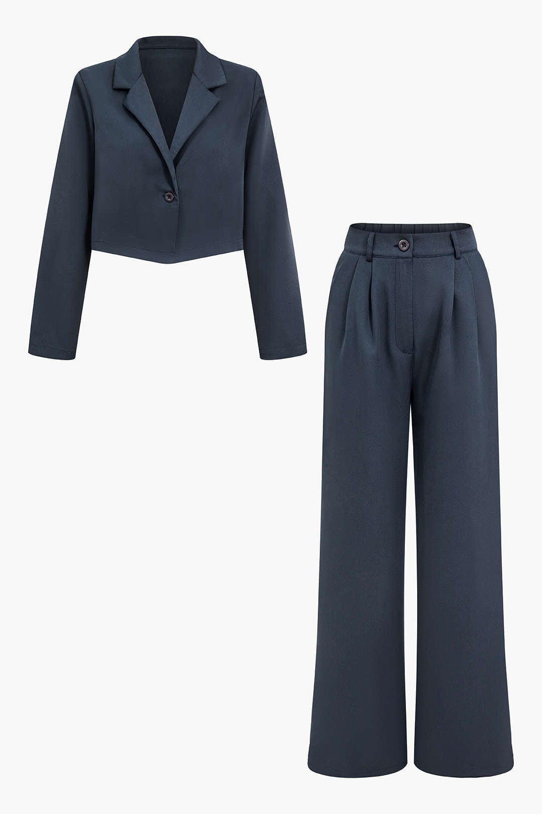 Feline | Moderne Blazer & Wijde Broek voor Stijl.