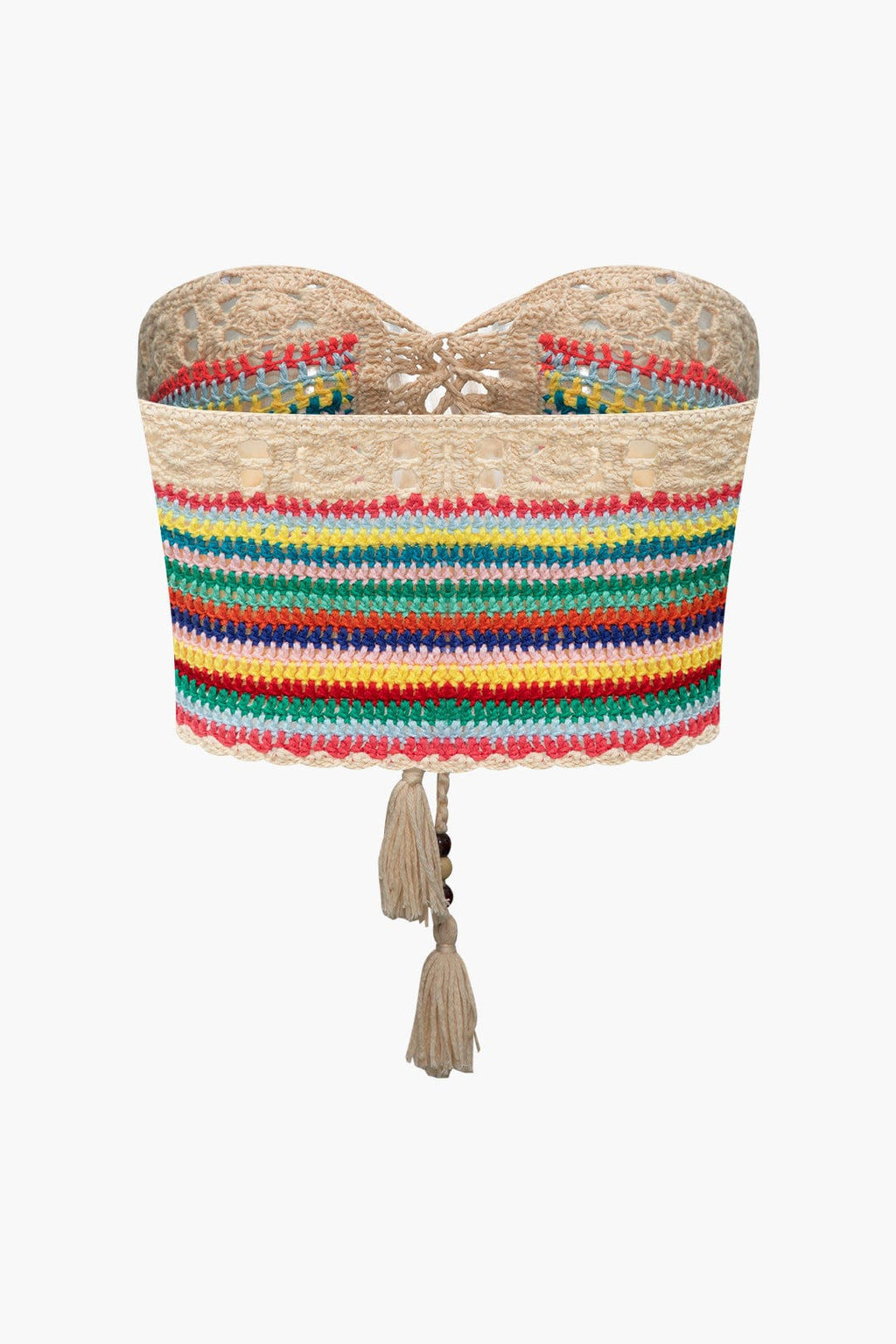 Naila | Boho-Haak-Bestaat uit Bustier & Shorts