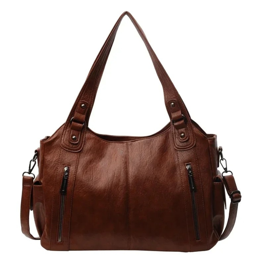 Liv™ Dames Leren Schoudertas