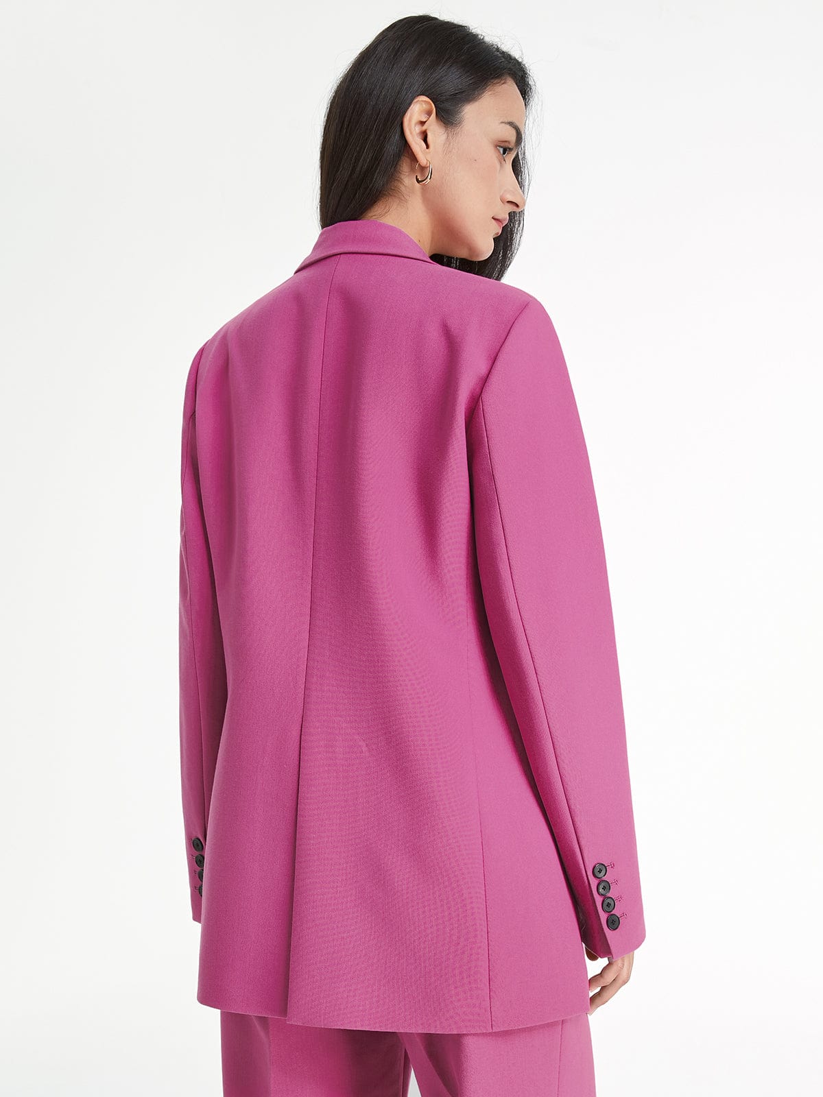 Maja | Stijlvolle Oversized Blazer in Effen Kleur