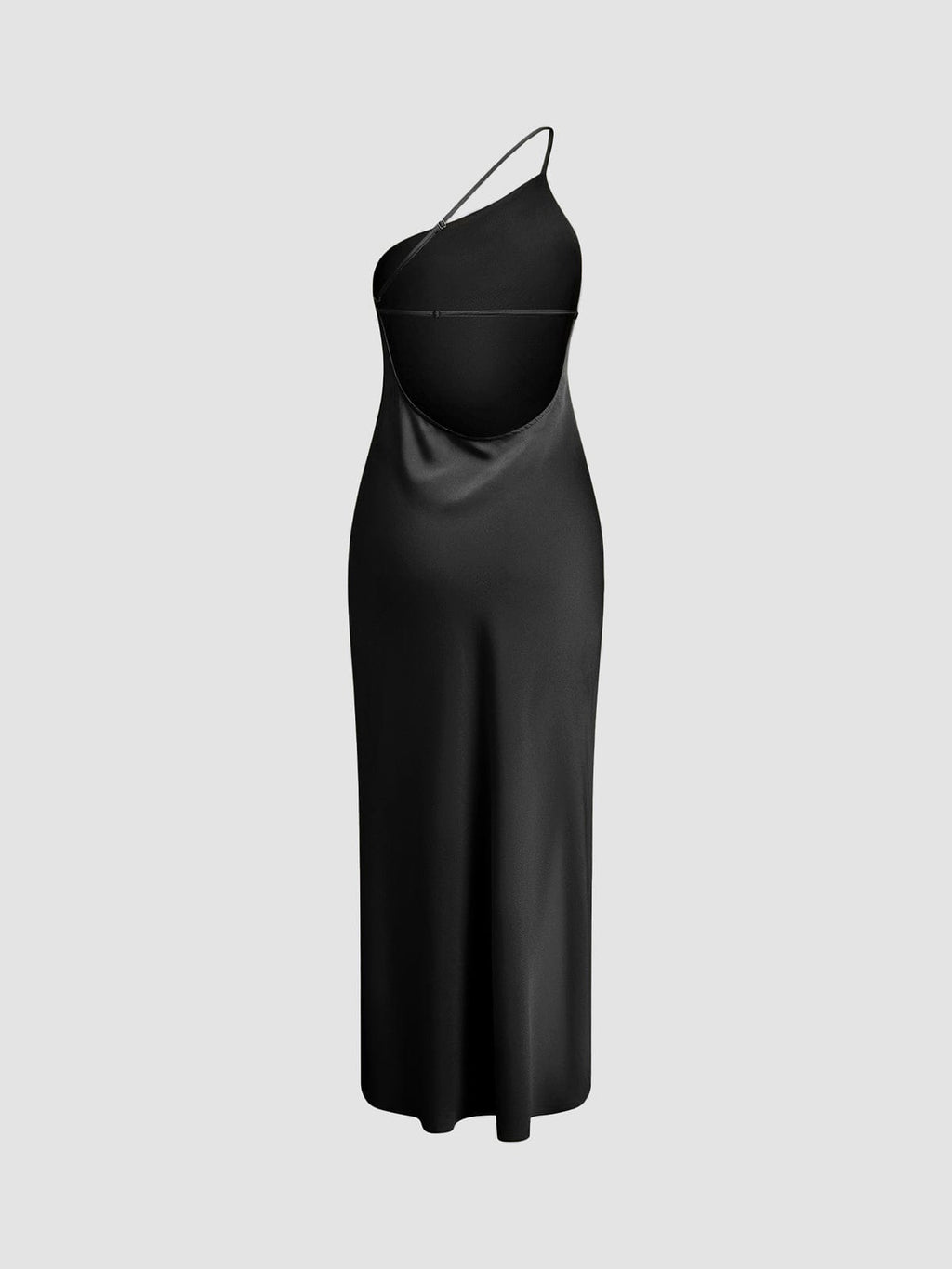 Katharina | Elegante Rugloze Satijnen Jurk voor Bruiloft en Feest