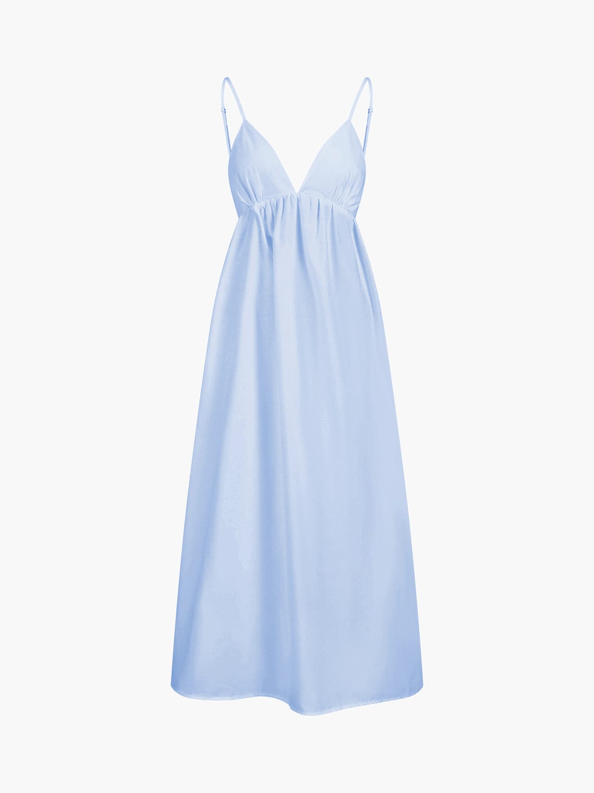 Elena | Rugloos Maxi-jurk met Cut-Out – Tijdloze Zomer-Elegantie