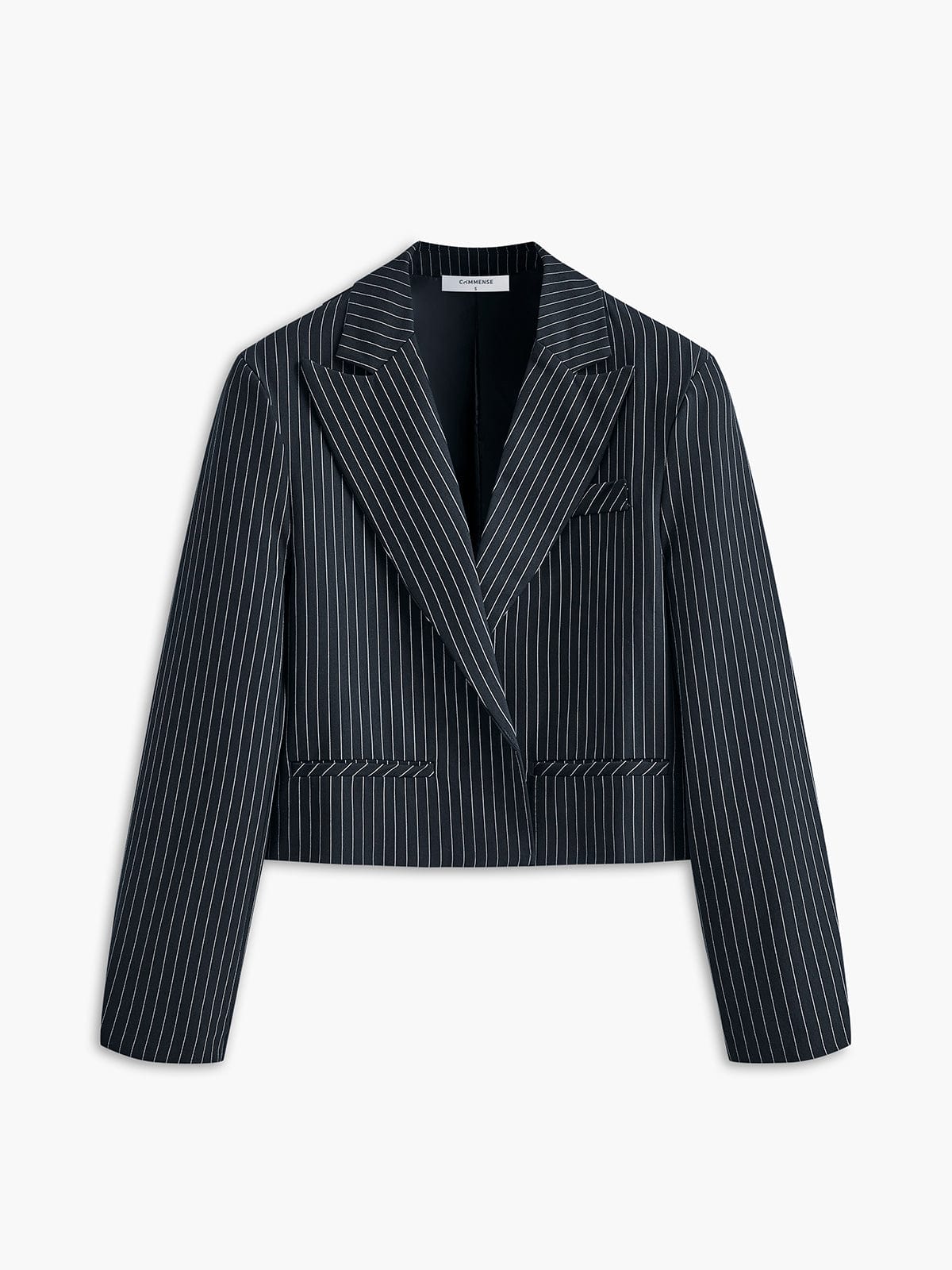 Katja | Stijlvolle Korte Gestreepte Blazer voor Dames