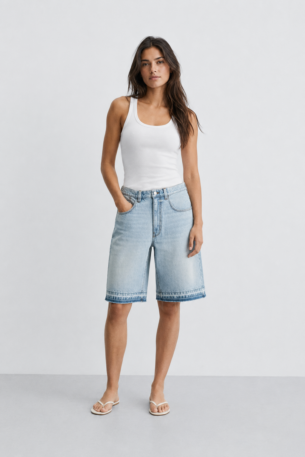 Ayala | Denim Jorts Bermuda