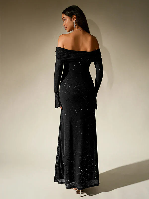Ella | Glanzende Elegantie Jurk