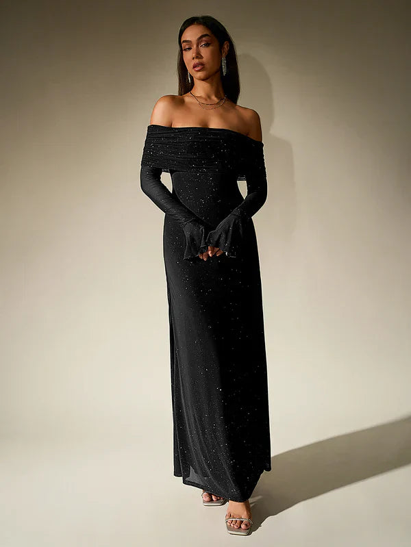 Ella | Glanzende Elegantie Jurk