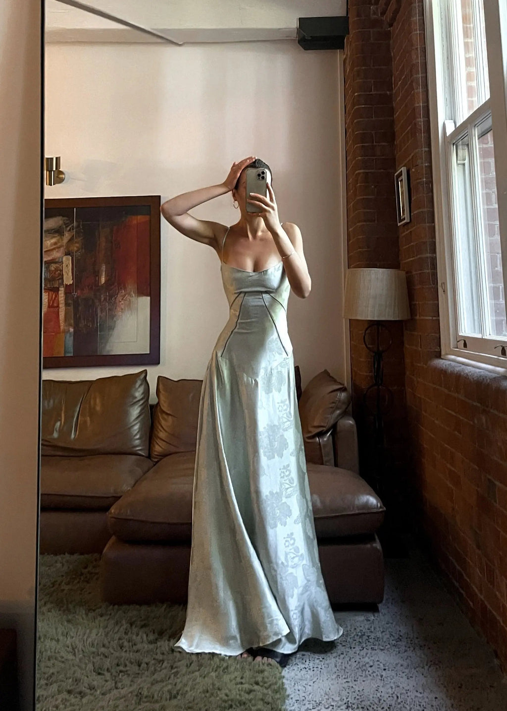 Maddy | Elegante Dames Maxikleed met Spaghettibandjes & Bloemenpatroon