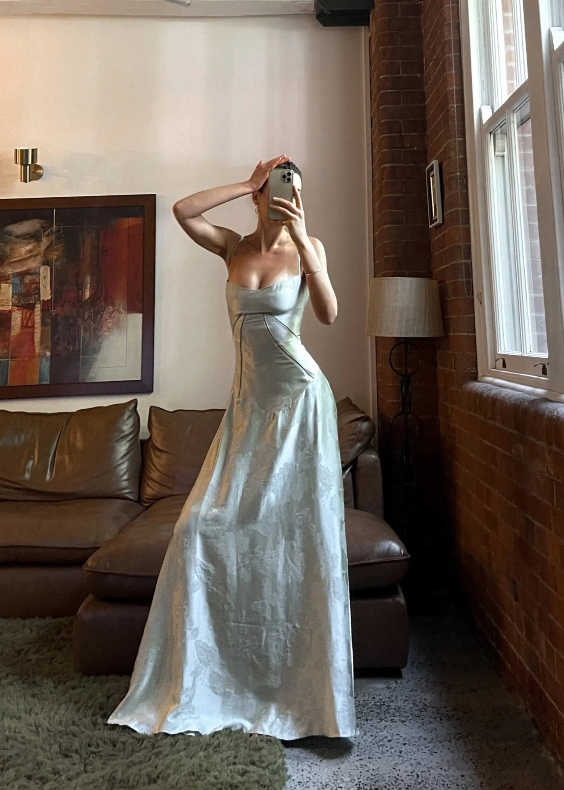 Maddy | Elegante Dames Maxikleed met Spaghettibandjes & Bloemenpatroon