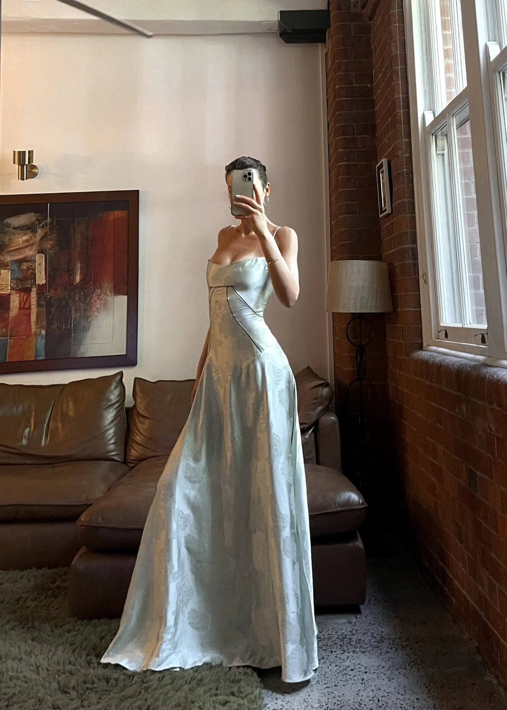 Maddy | Elegante Dames Maxikleed met Spaghettibandjes & Bloemenpatroon