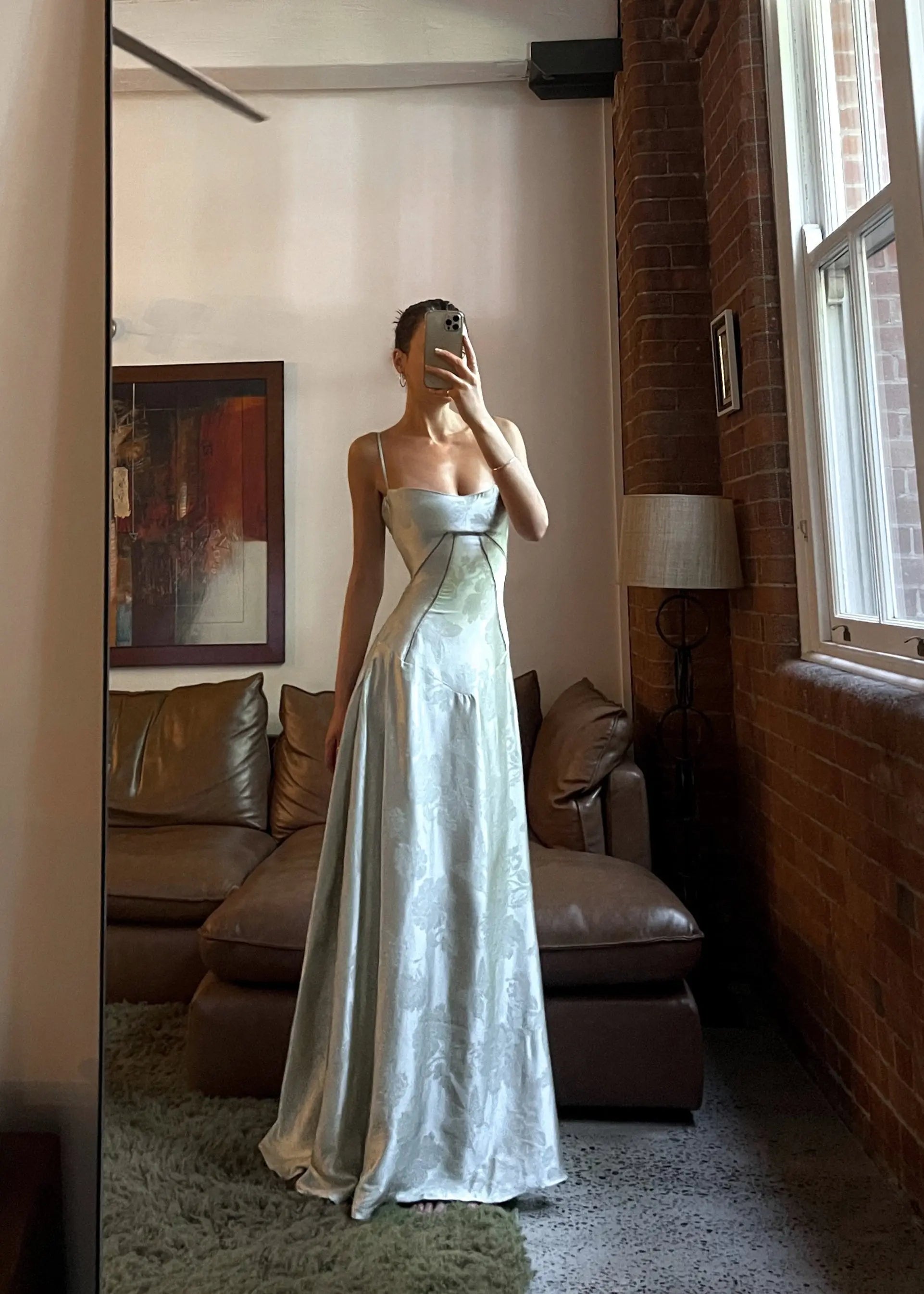 Maddy | Elegante Dames Maxikleed met Spaghettibandjes & Bloemenpatroon
