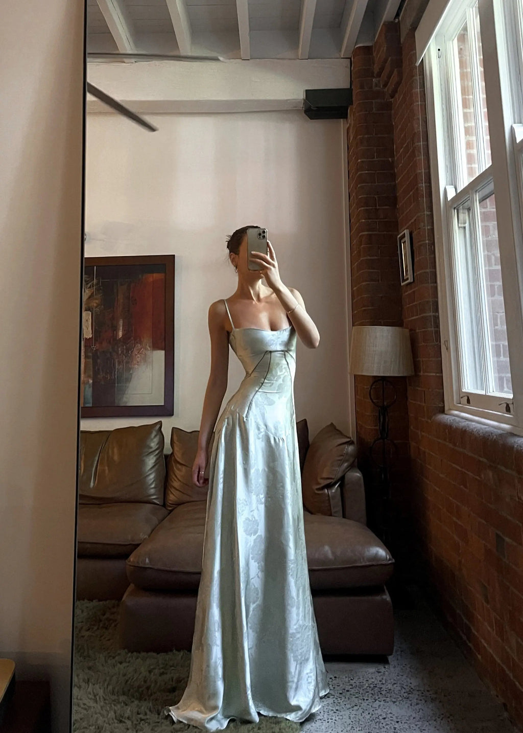 Maddy | Elegante Dames Maxikleed met Spaghettibandjes & Bloemenpatroon