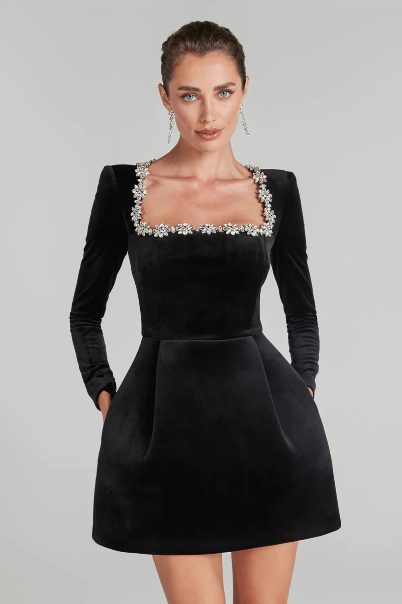 Yassy | Velvet Elegante Jurk