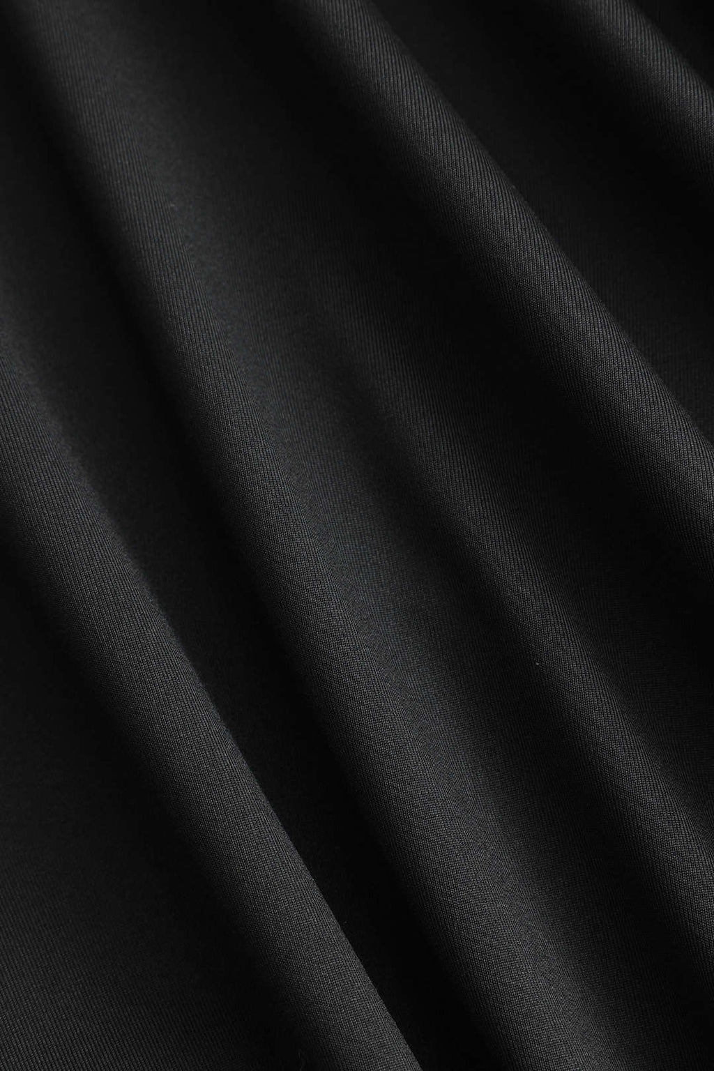 Valeria | Elegante Zwarte Lange Mouwen Mini-jurk – Figuuraccentuerende Pasvorm met Drapering & Rozen Detail