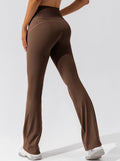 Elora | Hoge Taille Flared Leggings met Crossover Tailleband