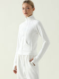 Mila | Sportieve Zip-Jack met Staande Kraag