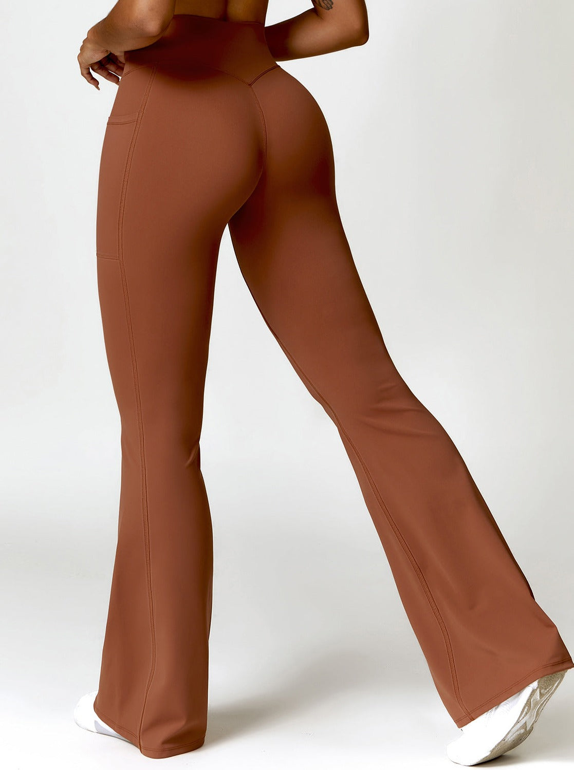 Serafina | Hoge Taille Flared Leggings met Figuurvormend Snit