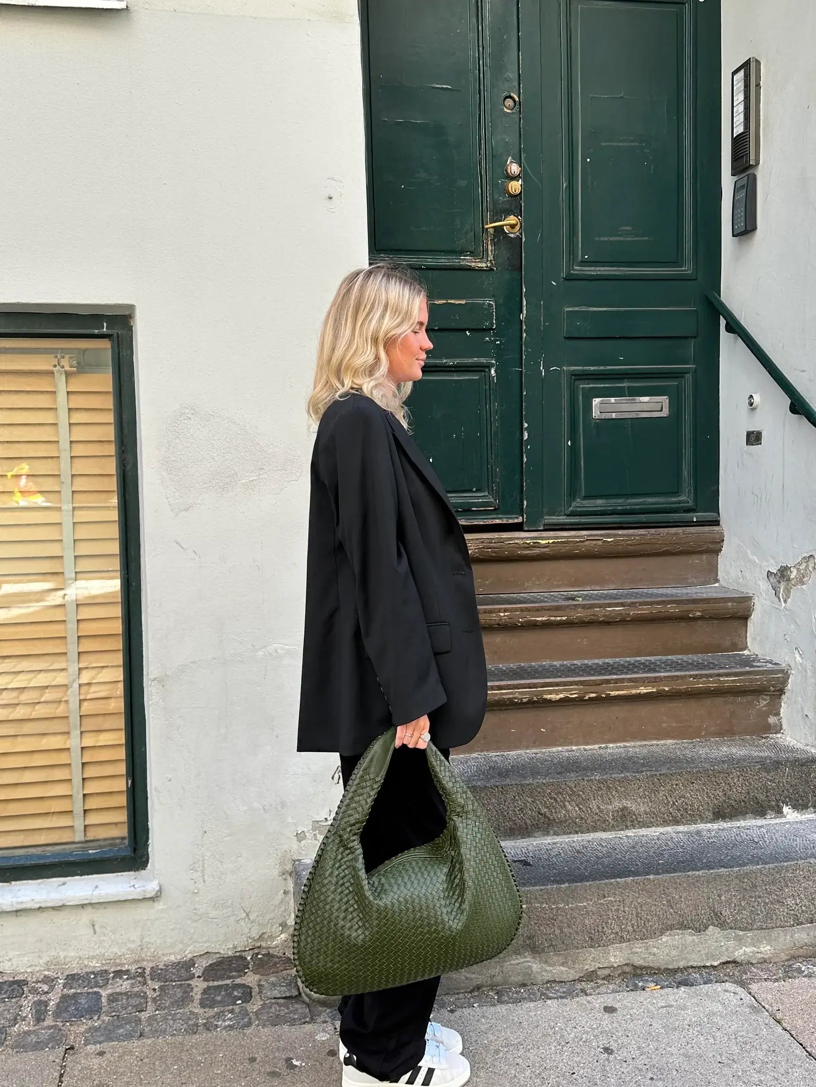 Charlyne | Grote gevlochten Hobo-tas