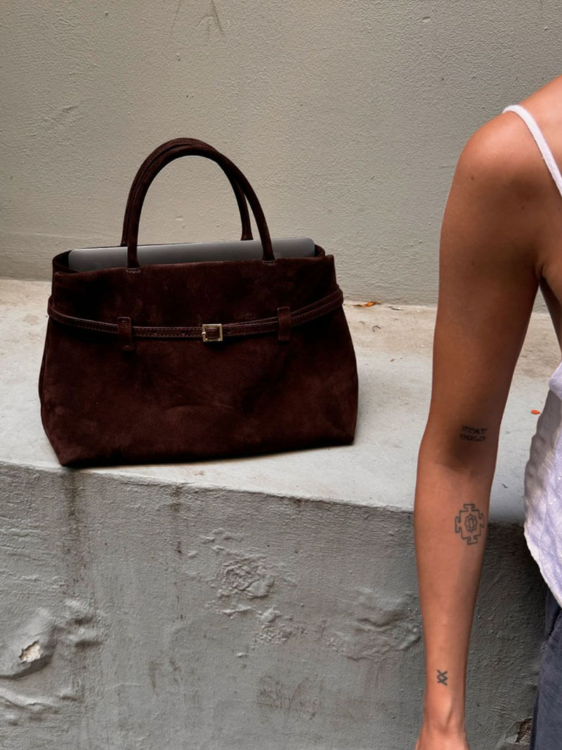 Zella | Luxe Dames Handtas van Suède
