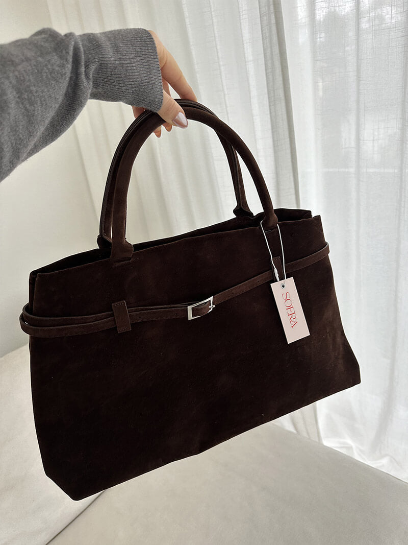 Zella | Luxe Dames Handtas van Suède