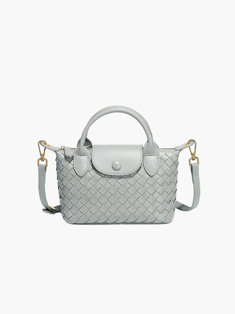 Gemma | Gevlochten Mini-Tas van Kunstleer