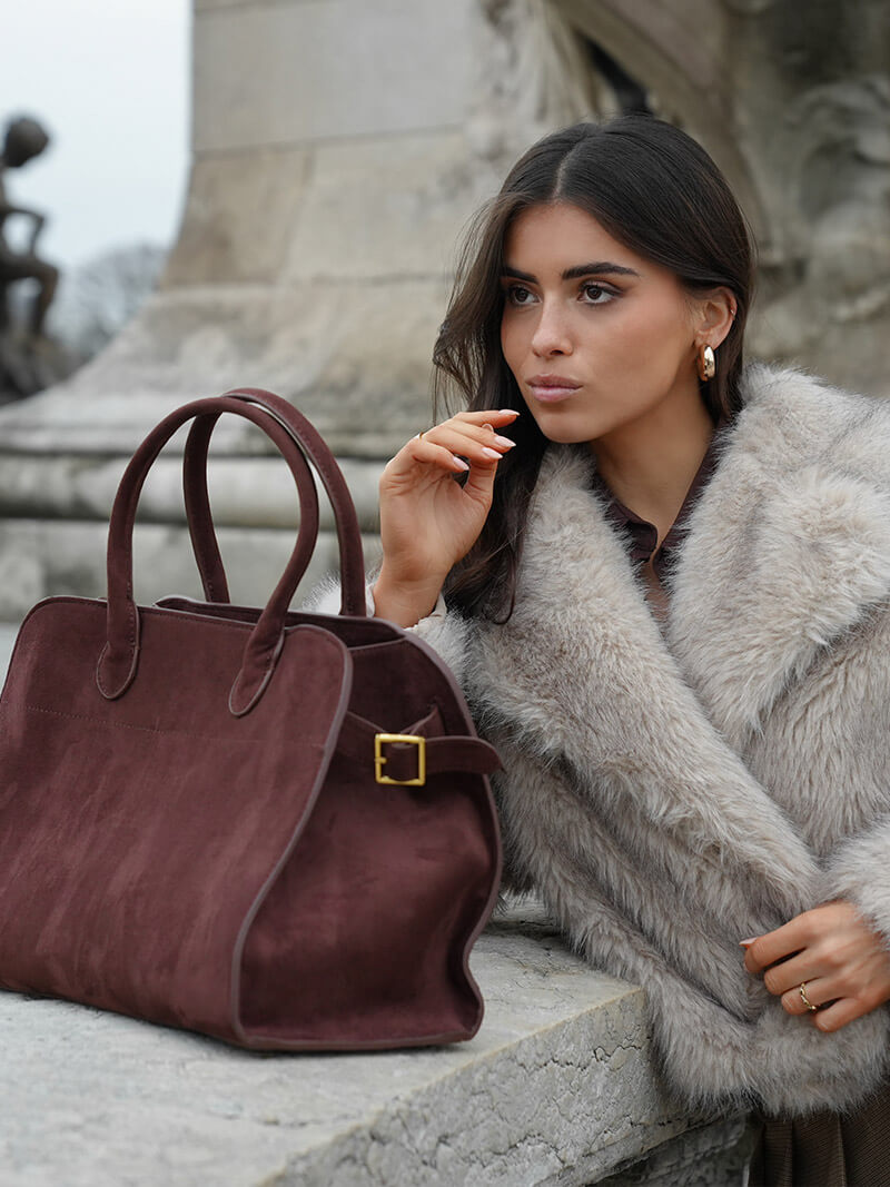 Henna | Tas uit hoogwaardig suede