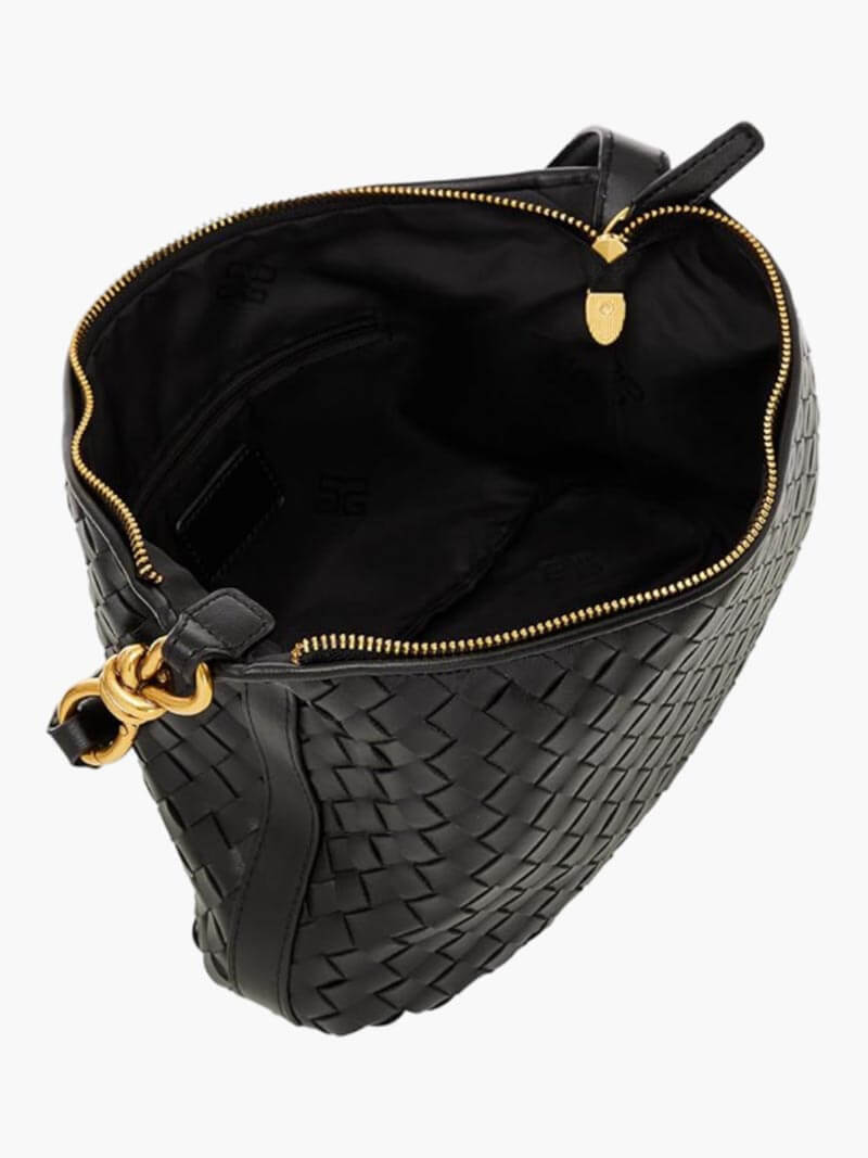 Isana | Elegante gevlochten schoudertas