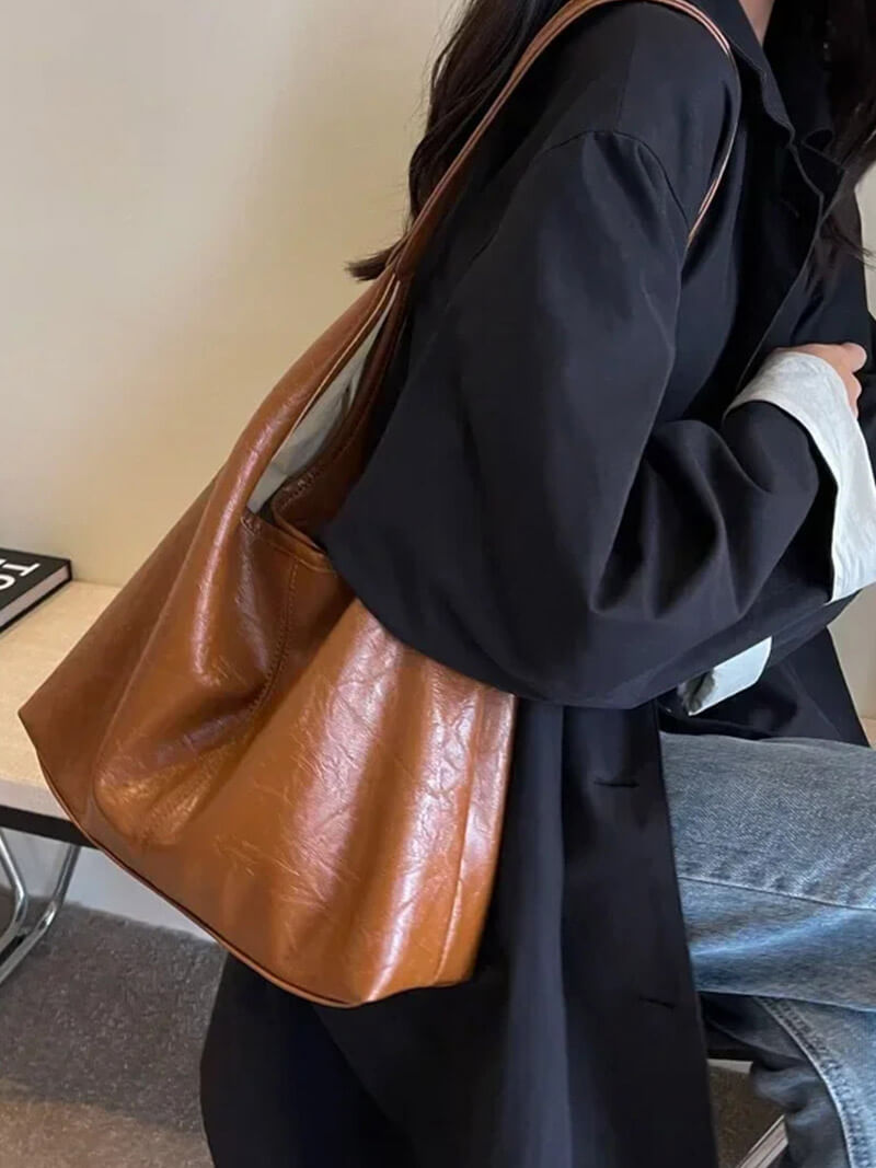 Caroly | Minimalistische Schoudertas uit Kunstleer