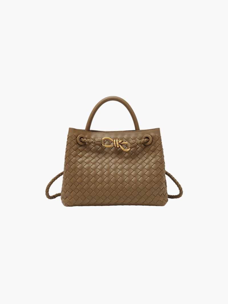 Carlee | Gevlochten Mini-Tas met Elegante Accent