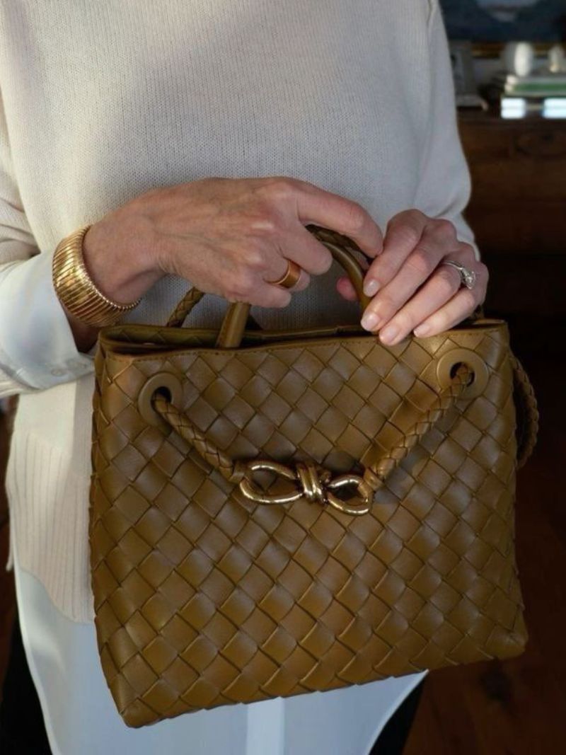 Carlee | Gevlochten Mini-Tas met Elegante Accent