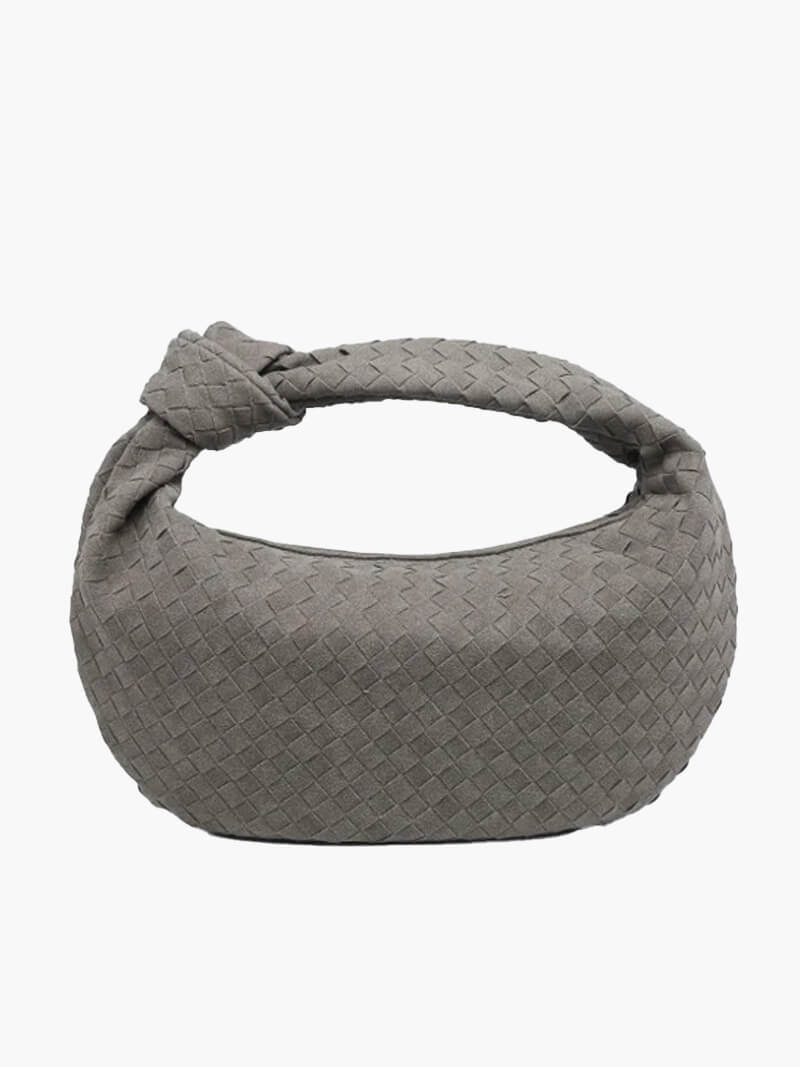 Elicia | Gevlochten Hobo-Tas met Knoopdetail – Stijlvol en Uniek