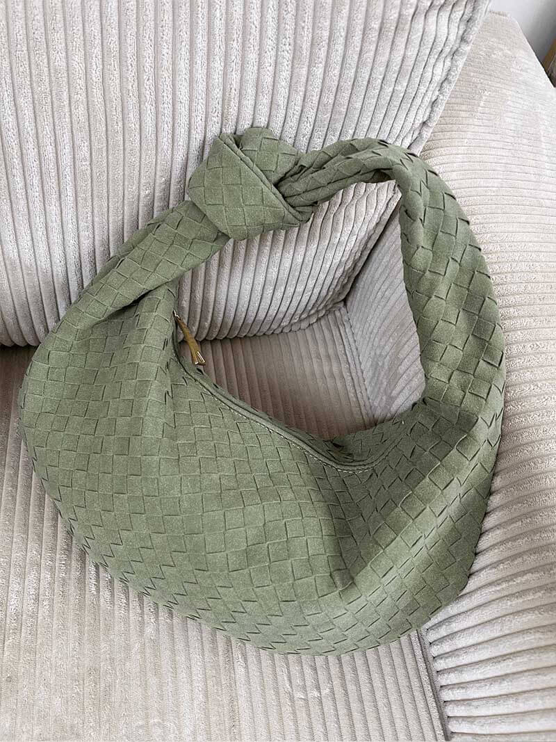 Elicia | Gevlochten Hobo-Tas met Knoopdetail – Stijlvol en Uniek