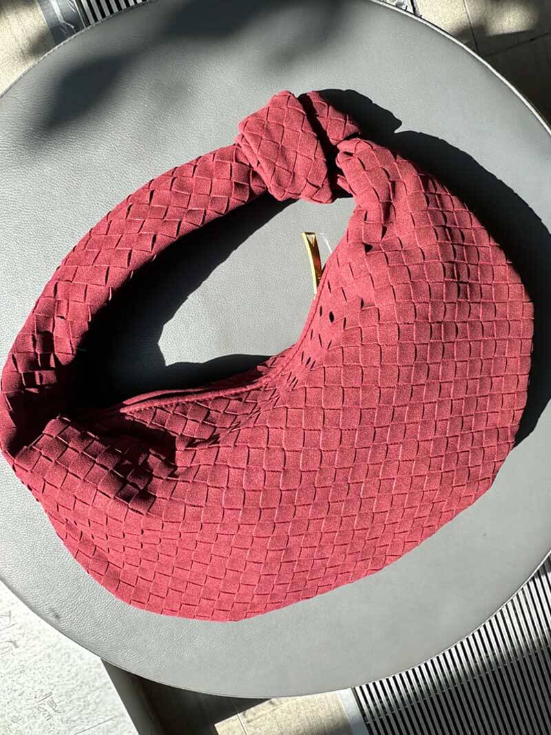 Elicia | Gevlochten Hobo-Tas met Knoopdetail – Stijlvol en Uniek