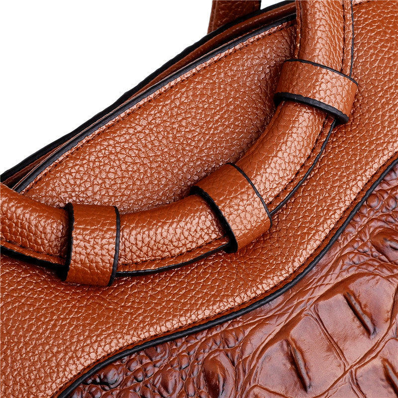 Vesper™ Luxe Handtas met Krokodillenpatroon