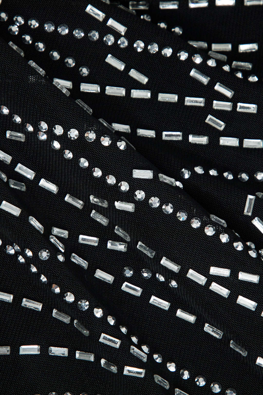 Celeste | Strass-versierd Mesh-Minikleed – Glinsterende glamour voor onvergetelijke nachten