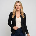 Getailleerde Blazer met Open Voorkant