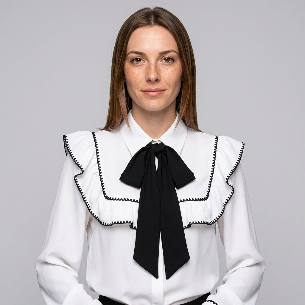 Elegante Tweed Jurk met Strik en Klassieke Stijl