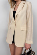 Saskia | Modieuze Linnen Blazer