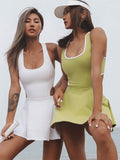 Elena | Sportief Tennis- & Yoga-Set met Rok & Top