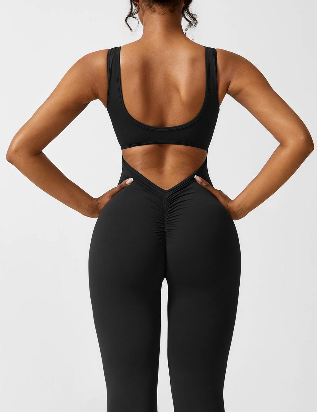 Sienna | Rugloze Flare-Jumpsuit
