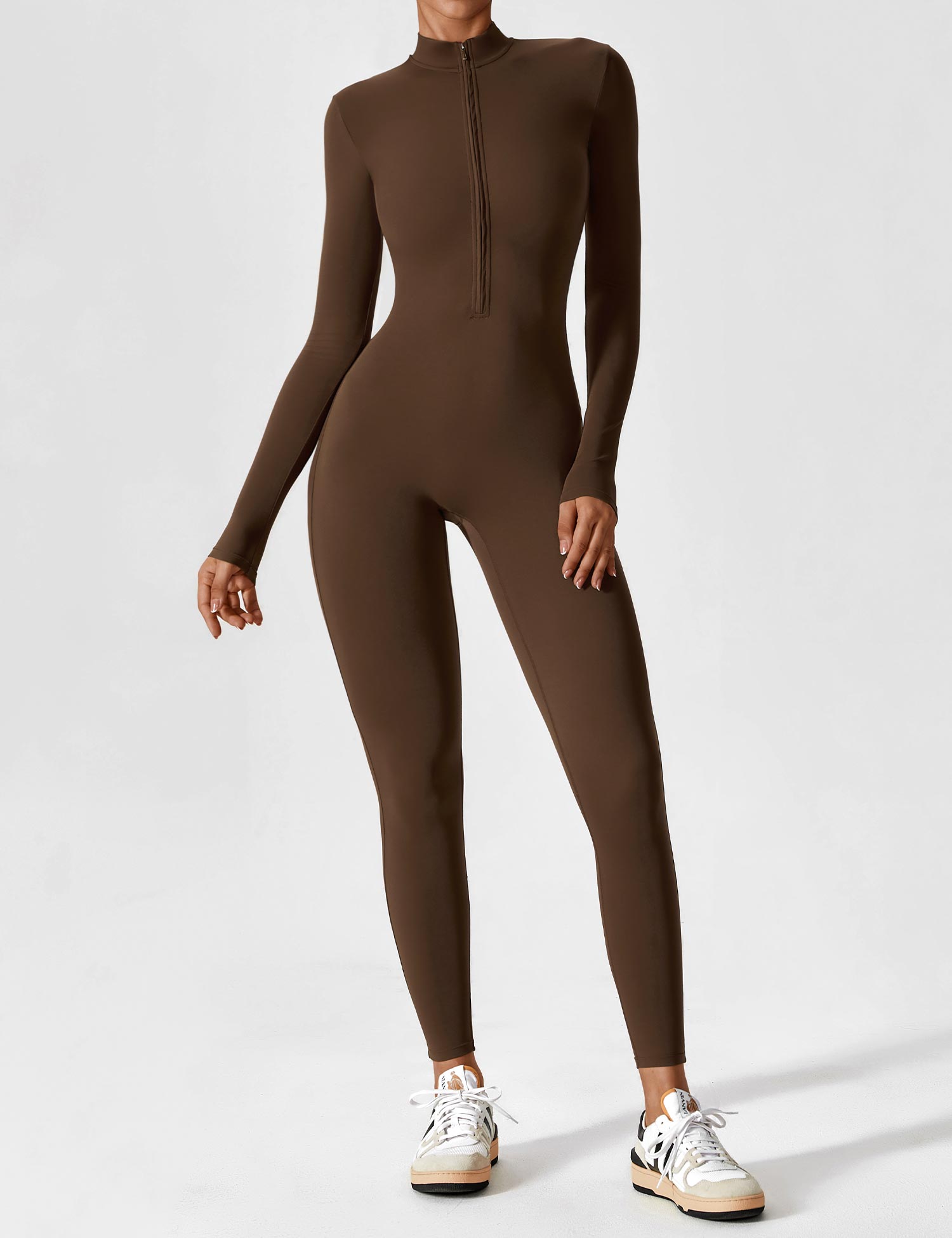 Lina | Naadloze Full-Zip Bodysuit
